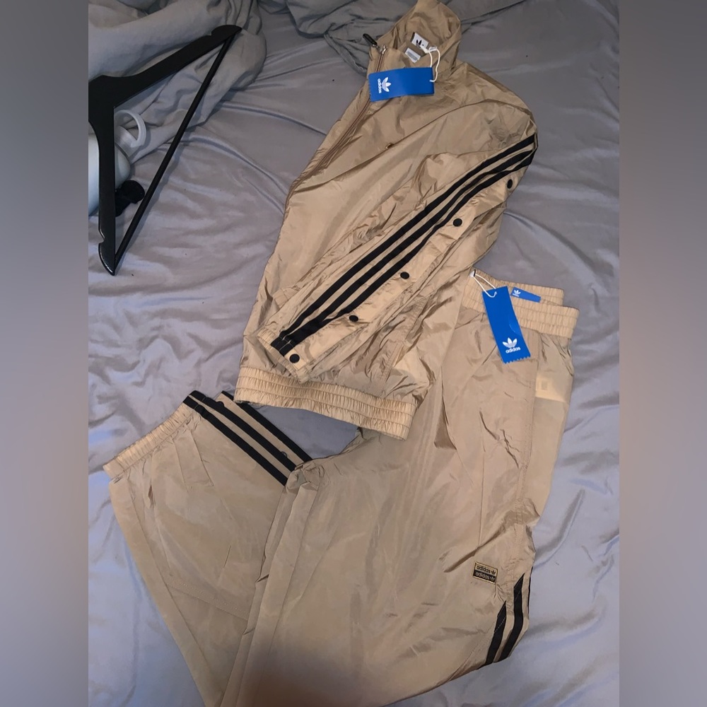 NUDE ADIDAS TRACKSUIT